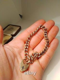 Victorian 9ct Rose Gold Charm Bracelet