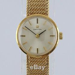 Vintage (1967) Omega 9ct yellow gold ladies manual bracelet watch