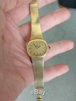 Vintage 1970's Omega 9ct Gold Ladies Manual Watch