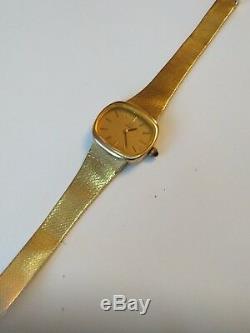 Vintage 1970's Omega 9ct Gold Ladies Manual Watch