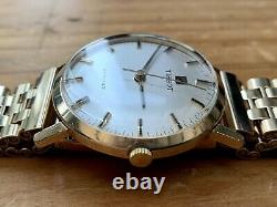 Vintage 1972 Mens TISSOT STYLIST 9ct Solid Gold (375). Original Condition