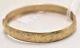 Vintage 1980's 9ct Gold London Hinged Bangle Bracelet 7.90g