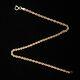 Vintage 1989 Hallmarked Solid 9ct 9k Gold Figaro Curb Chain Bracelet 6.6'
