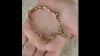 Vintage 9ct Gold Fancy Gate Bracelet Sh8715