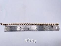 Vintage 9ct Gold Hallmarked 7 1/4 Ladies Belcher Bracelet. Goldmine Jewellers