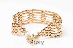 Vintage 9ct Gold Heavy Bracelet