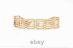 Vintage 9ct Gold Heavy Bracelet