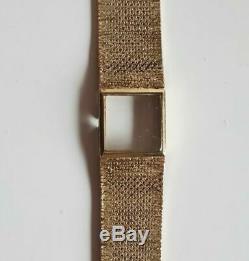 Vintage 9ct Gold Ladies Omega Bracelet Watch