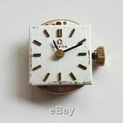 Vintage 9ct Gold Ladies Omega Bracelet Watch