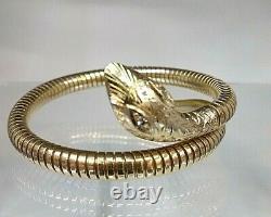 Vintage 9ct Gold Ladies Snake Bangle Fantastic Condition Ideal Gift