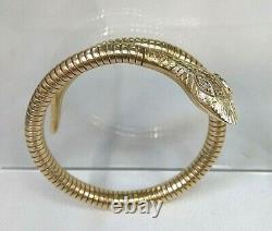 Vintage 9ct Gold Ladies Snake Bangle Fantastic Condition Ideal Gift