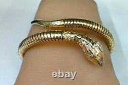 Vintage 9ct Gold Ladies Snake Bangle Fantastic Condition Ideal Gift