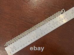 Vintage 9ct Gold Panther Link Bracelet Señorita Clasp