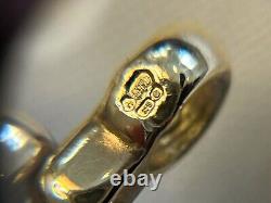 Vintage 9ct Gold Panther Link Bracelet Señorita Clasp