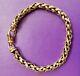 Vintage 9ct Gold Spiga Wheat Style Link Bracelet 20cm Long Just Over 11g