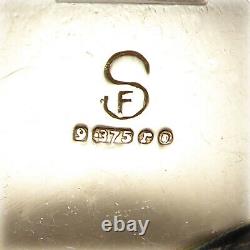 Vintage 9ct Gold hand-engraved Heart Padlock Fastener for Charm Bracelet