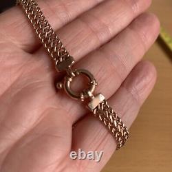 Vintage 9ct Rose Gold Bracelet/ 7.5inches