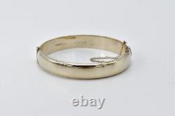 Vintage 9ct Solid Gold Bangle Bracelet 1993