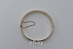 Vintage 9ct Solid Gold Bangle Bracelet 1993