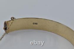 Vintage 9ct Solid Gold Bangle Bracelet 1993