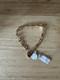 Vintage 9ct Yellow Gold 3 Bar Gate-link Bracelet Heart Padlock 3.860g Hallmarked