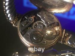 Vintage 9ct gold Ladies bracelet watch (Intact not working)Rolex