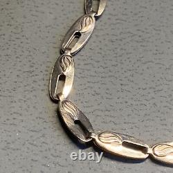 Vintage 9ct gold Oval link bracelet/ 18.5cm /Hallmarked