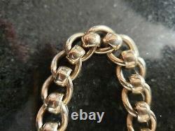 Vintage 9ct gold rollerball bracelet Men's