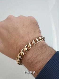 Vintage 9ct gold rollerball bracelet Men's