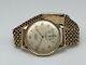 Vintage 9k 9ct Solid Gold Mens Trebex Watch With 9ct Gold Bracelet (oversized)