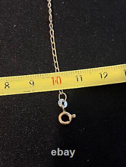Vintage Fully Hallmarked 0.375 / 9ct Gold Fancy Link Bracelet 18 cm/ 7.086