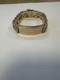 Vintage Heavy Solid 9ct Gold 131g Flat Curb Link Identity Id Bracelet 7 3/4'