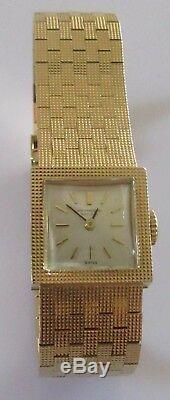 Vintage International Watch Co 9ct yellow gold 1965 ladies manual bracelet watch