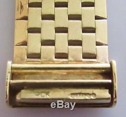 Vintage International Watch Co 9ct yellow gold 1965 ladies manual bracelet watch