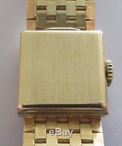 Vintage International Watch Co 9ct yellow gold 1965 ladies manual bracelet watch