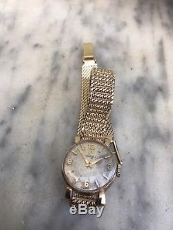 Vintage Ladies 9ct Gold Omega Cocktail Watch with 9ct Gold Bracelet