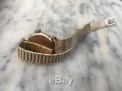 Vintage Ladies 9ct Gold Omega Cocktail Watch with 9ct Gold Bracelet