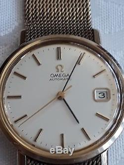 Vintage Omega 9ct gold Gents Solid Gold Automatic watch VGWO Solid 9ct Bracelet