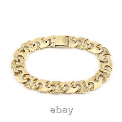 Vintage Solid 9Ct Gold 30g Anchor / Mariner Link Bracelet 8 1/2'