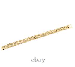 Vintage Solid 9Ct Gold 30g Anchor / Mariner Link Bracelet 8 1/2'