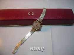 Vintage Solid 9 Ct Gold Omega Ladies Watch- 6.5 Max-superb-heavy-investment