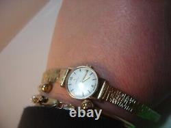 Vintage Solid 9 Ct Gold Omega Ladies Watch- 6.5 Max-superb-heavy-investment