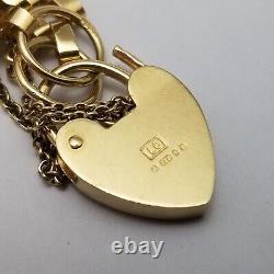 Vintage Solid 9ct Gold Gate Link Bracelet Hallmarked 1978 11.7g 19cm (7.5)