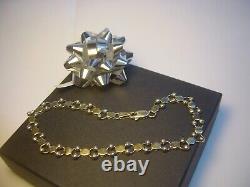 Vintage Solid 9ct Yellow Gold Bracelet-8superb Unusual Design-just Lovley