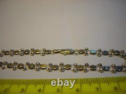 Vintage Solid 9ct Yellow Gold Bracelet-8superb Unusual Design-just Lovley