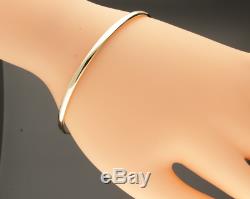 Vintage Solid 9ct Yellow Gold Slave Bangle 1990
