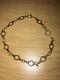 Vintage Unique Fully Hallmarked 9ct Yellow Gold Round Flower Link Bracelet