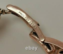 Vtg 1923 Rolex 9ct Solid Rose Gold 15 Jewels 28mm Ladies Wrist Watch 9k Bracelet