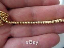 WONDERFUL HALLMARKED 9ct YELLOW GOLD, 6.5 DOUBLE CURB LINK BRACELET 5.3g