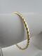 Women's 9ct Gold Round Rope Bangle / Bracelet